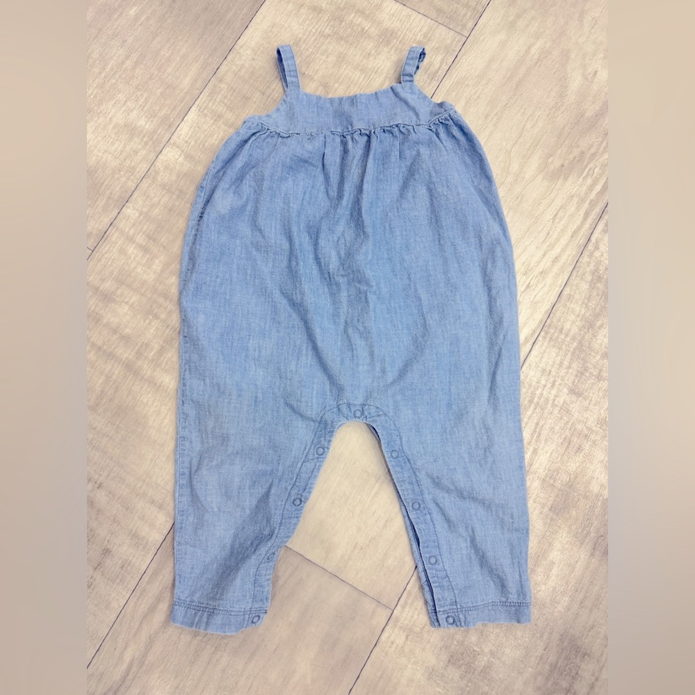 Nordstrom Baby Denim romper 18 months